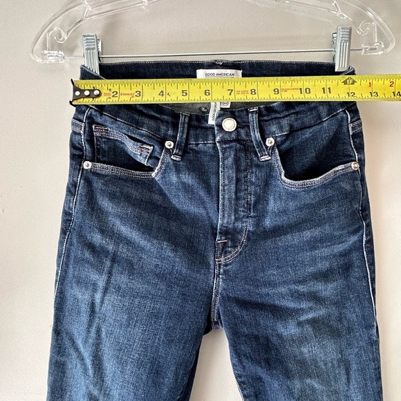 Good American Women’s Good Legs Skinny Jeans Dark Wash Size 27 - Picture 5 of 8